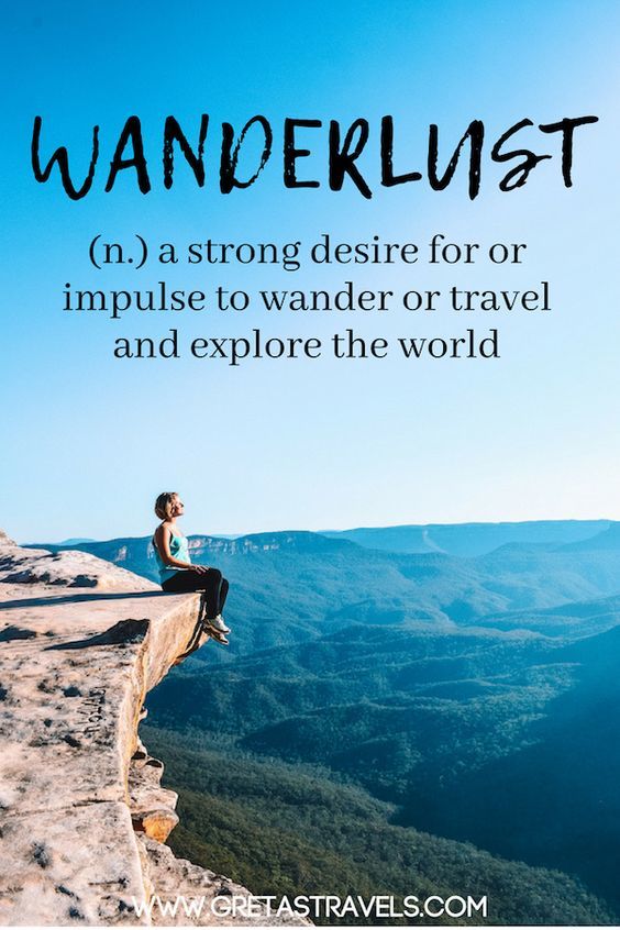 Wanderlust definition: "A strong desire of for impulse to wander or travel and explore the world". Discover the 55 best travel quotes for travel inspiration #travelquotes #quotes #inspirationalquotes #travel #adventurequotes