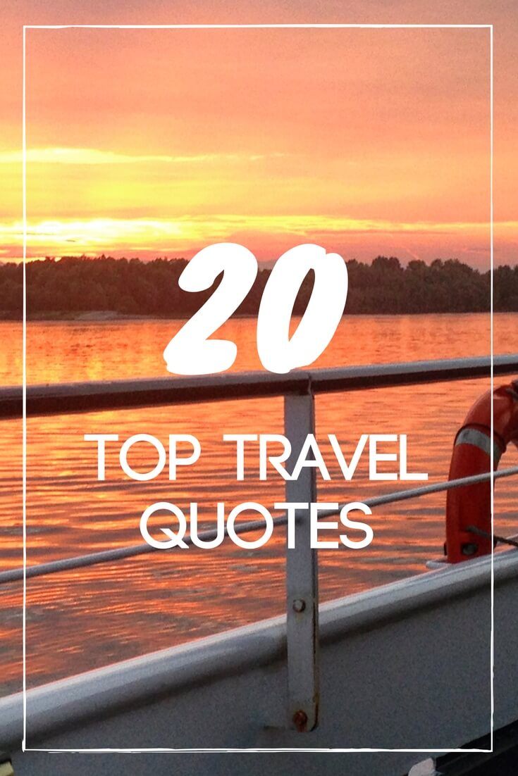 Looking for inspirational travel quotes? You've found them! Paired with some great photo backgrounds!