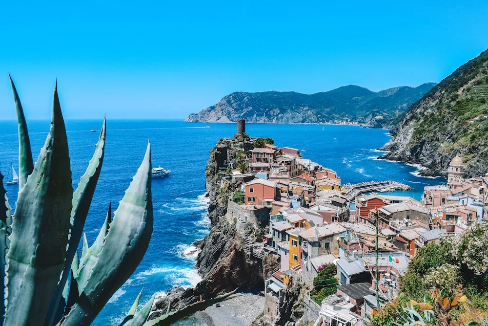 Vernazza, one of the main towns in Cinque Terre, Italy