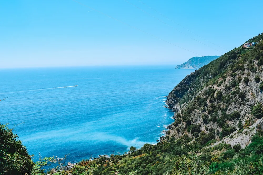 The beautiful coastline of Cinque Terre in Italy