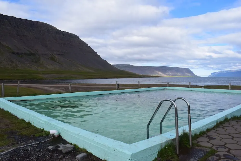 One of the many free thermal pools in Iceland