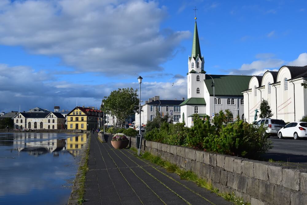 City views in Reykjavik