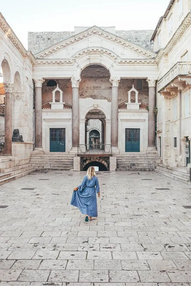 Enjoying Diocletian's Palace at 6am without the crowds