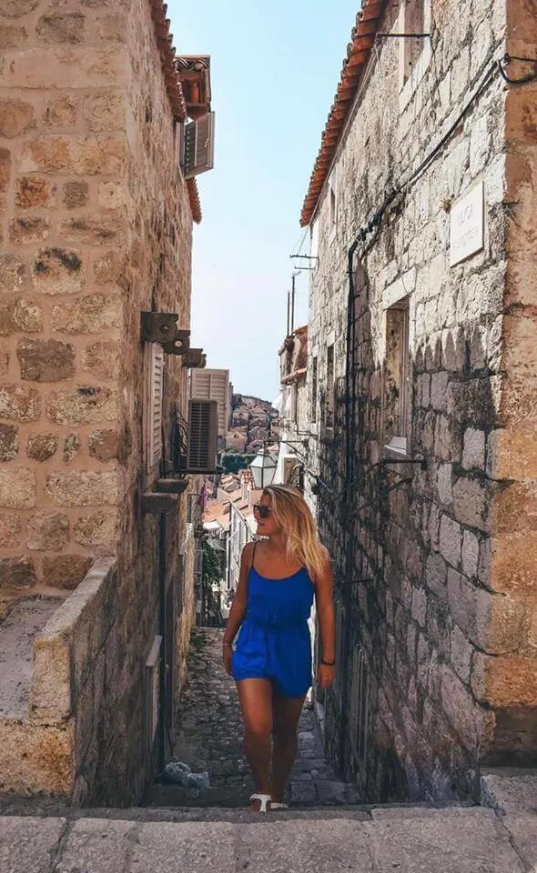 Wandering the side streets of the Old Town of Dubrovnik
