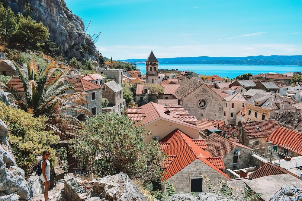 Wandering around the Old Town of Omis, Croatia