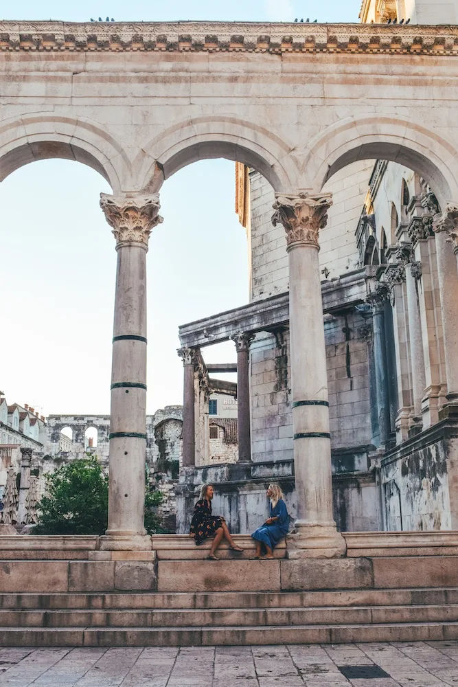 Exploring Diocletian's Palace in Split, Croatia