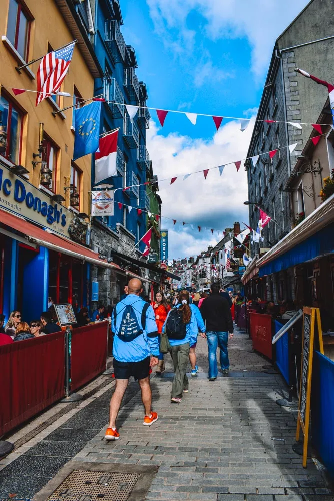Wandering around the streets of Galway
