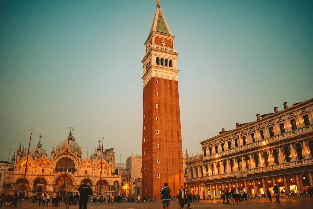 Piazza San Marco in the early evening