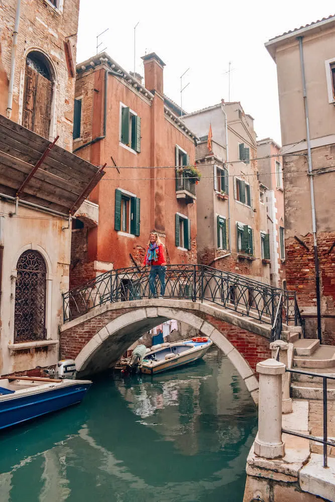 Exploring the side streets, canals and bridges of Venice, Italy