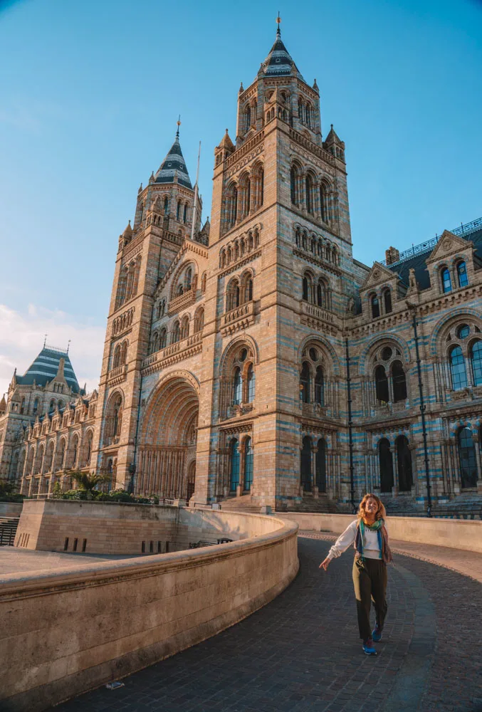 The Natural History Museum in London from outside