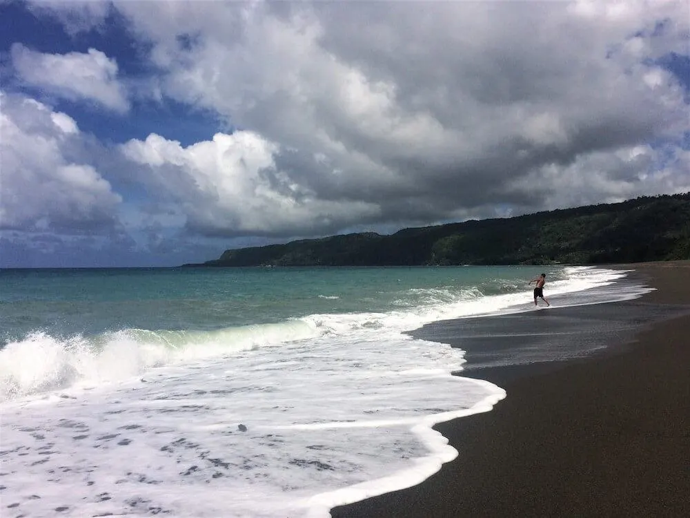 The beach in Baracoa, photo by Dame Cacao