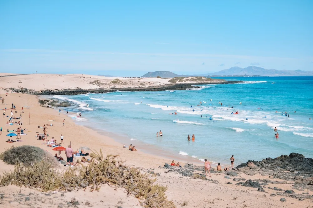Playa del Moro in Fuerteventura 