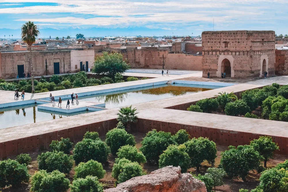 El Badi Palace in Marrakech, Morocco