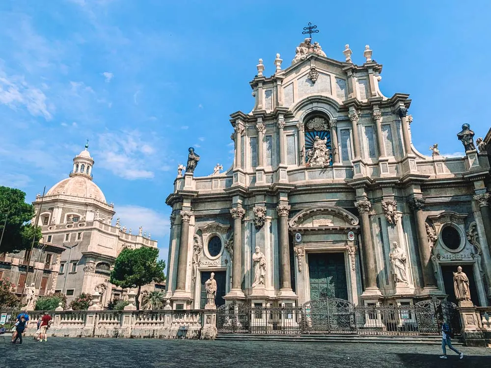 Piazza del Duomo in Catania, Sicily