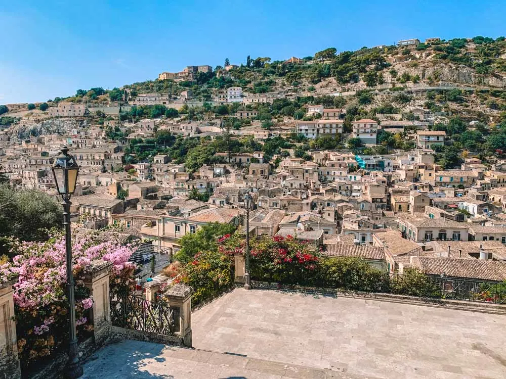 Stunning views over Modica - the highlight of my week in Sicily