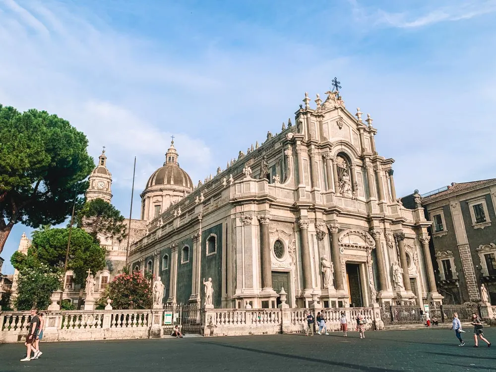 The main cathedral in Catania
