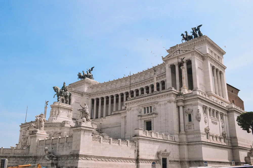The famous Altare della Patria in Rome