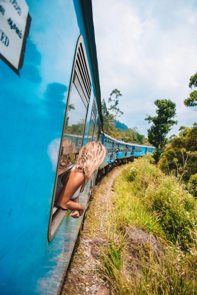 Riding the iconic train from Kandy to Ella, one of the highlights of my two weeks in Sri Lanka