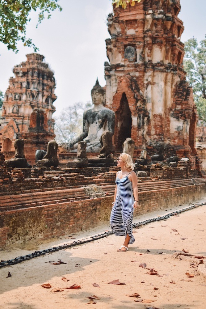Wat Maha That temple in Ayutthaya - the best day trip you can do during your Bangkok 3-day itinerary