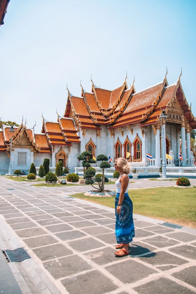 Wat Benchamabophit temple in Bangkok, Thailand
