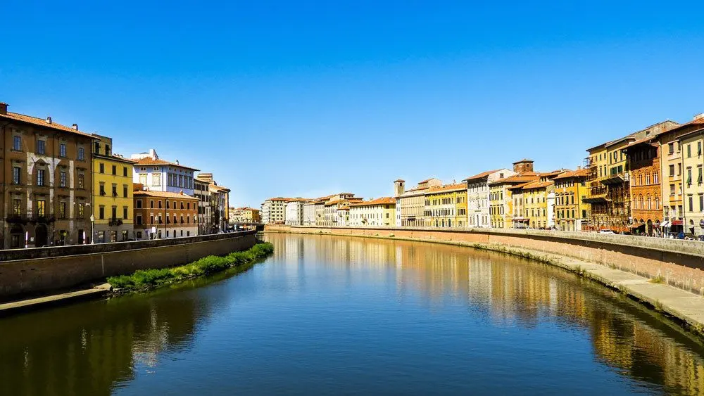 River Arno in Pisa, Italy