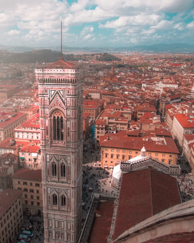 The view from the top of the dome of the Duomo of Florence - Photo by Giuseppe Trimarchi on Scopio