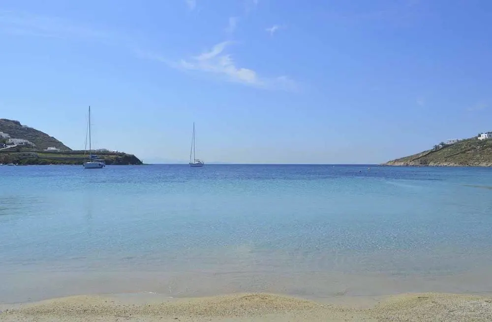 One of the beautiful beaches in Mykonos, photo by The Crowded Planet