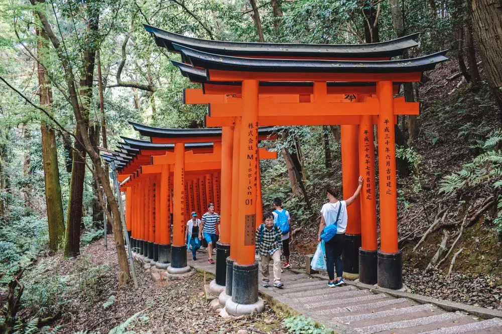 Exploring the torii path of Fushimi Inari Taisha in Kyoto