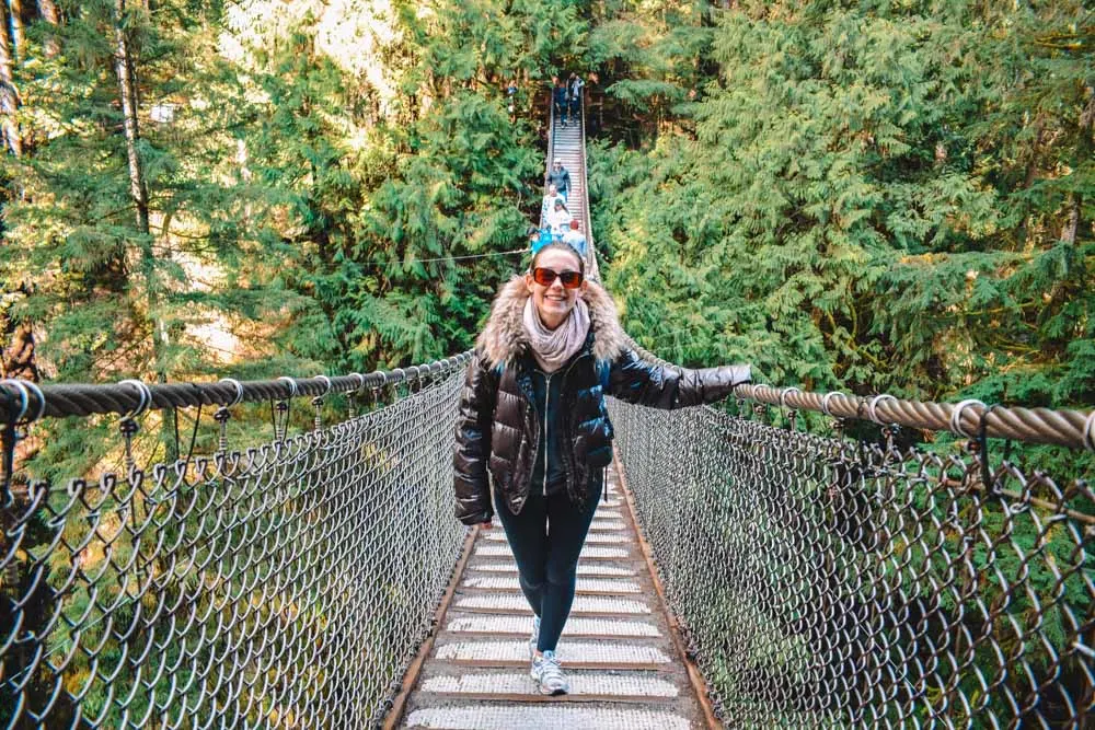 Exploring the suspension bridges in Vancouver