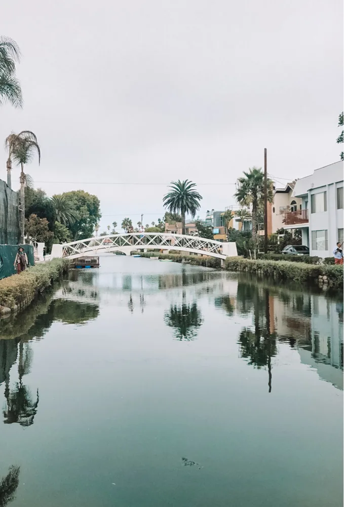 The canals of Venice Beach in LA