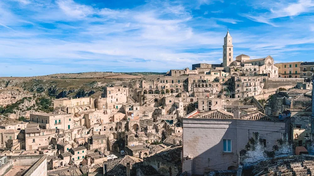 The view over the Sassi of Matera from our bnb; The View Matera