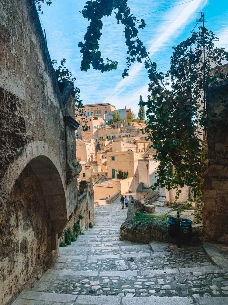 Wandering around the cute streets of the Sassi di Matera