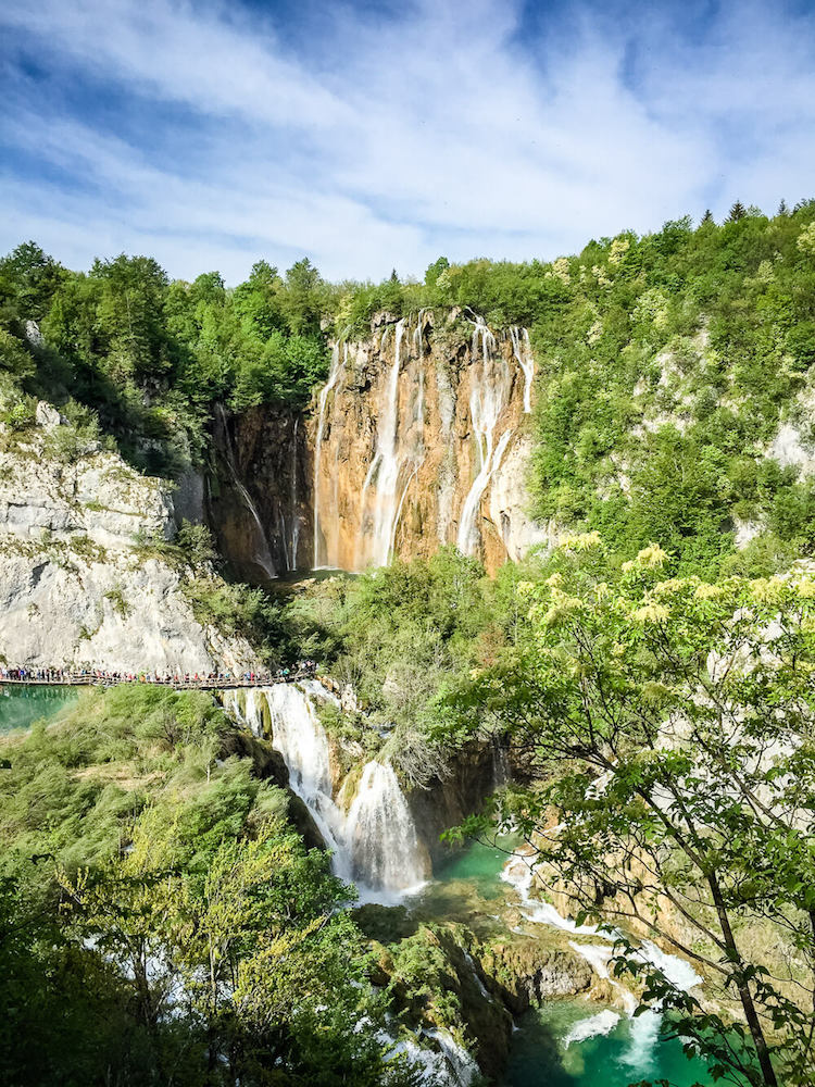 The beautiful waterfalls of Plitvice Lakes National Park in Croatia - photo by Family Can Travel