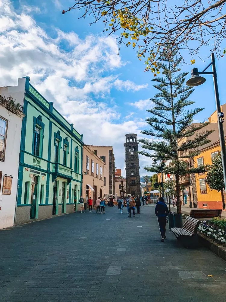 The historical city centre of La Laguna in Tenerife