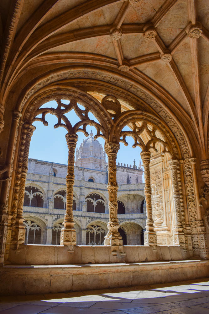 The beautiful Geronimos Monastery in Lisbon, Portugal