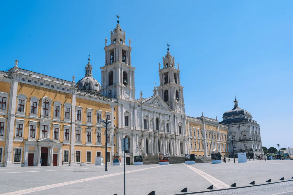 Mafra National Palace from outside