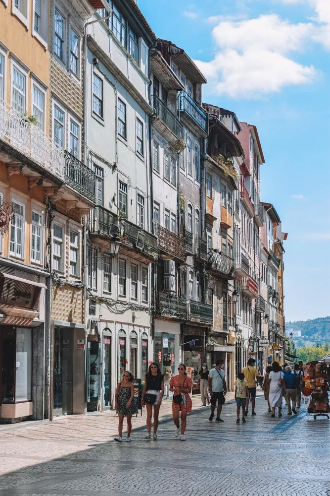 Wandering the streets of Coimbra in Portugal