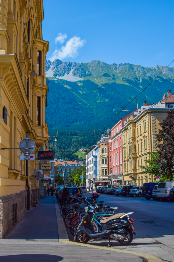 Exploring the streets of Innsbruck, Austria
