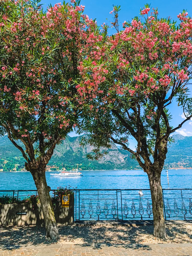 Beautiful summer views in Lake Como, Italy