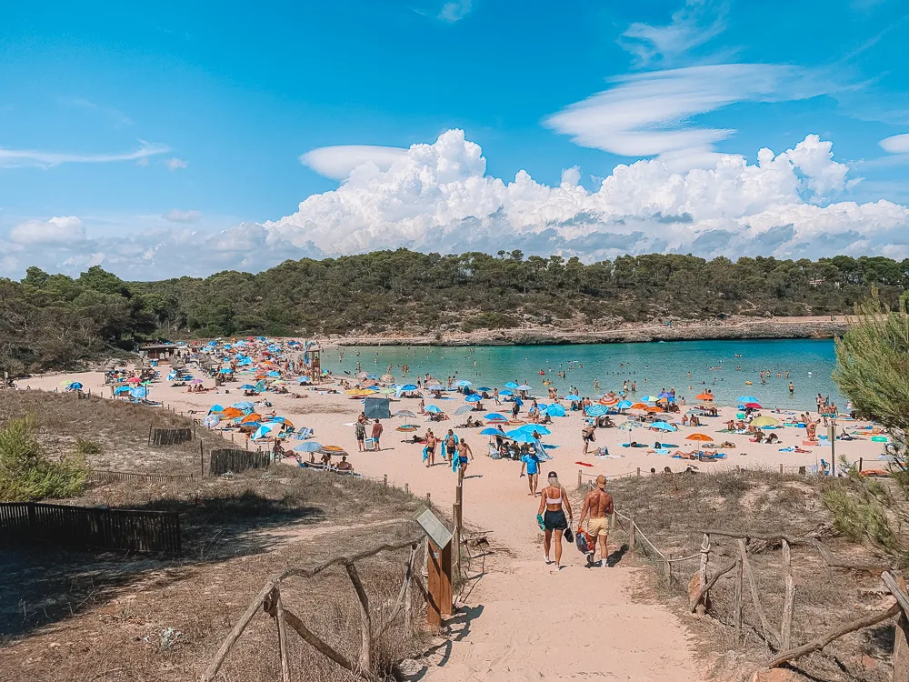 Playa de S'Amarador, on the eastern coast of Mallorca