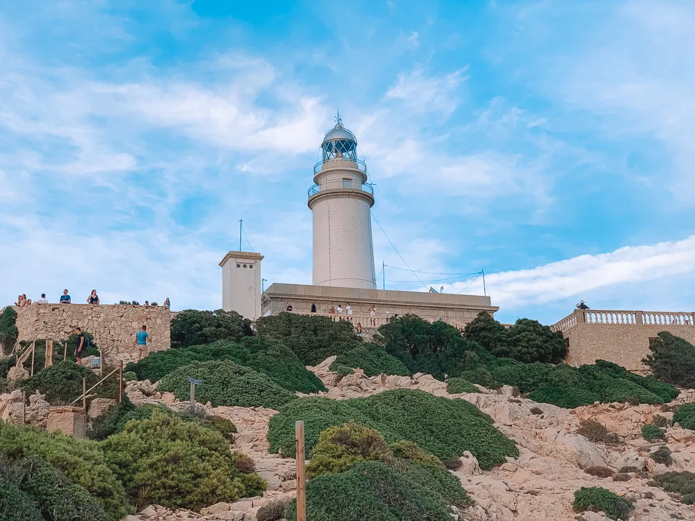The lighthouse of Cap de Formentor in Mallorca, Spain