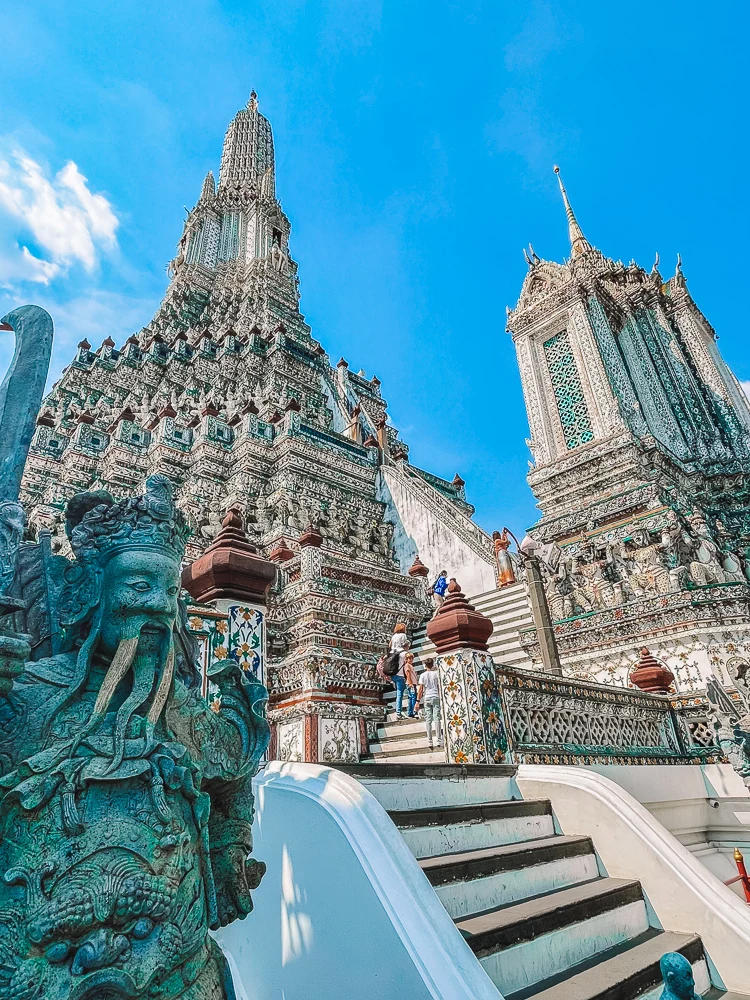 The stunning Wat Arun temple in Bangkok, Thailand