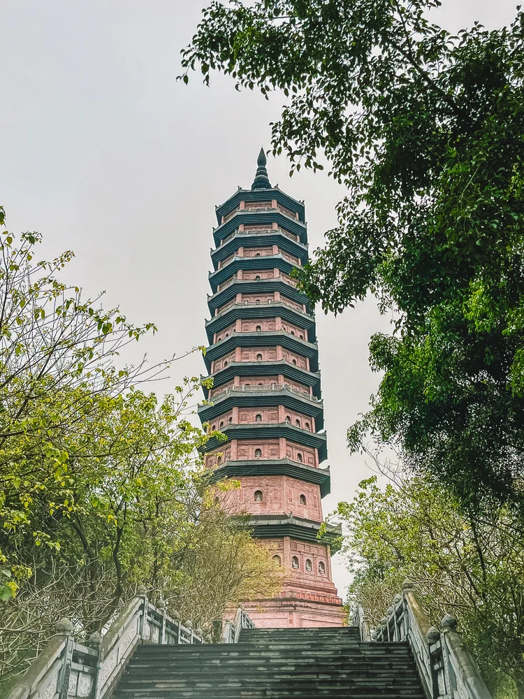 The famous Bai Dinh Pagoda in Ninh Binh, Vietnam