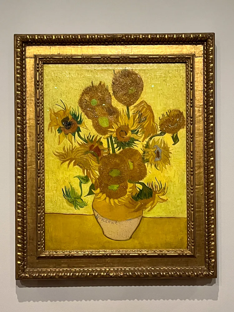The famous sunflowers of Van Gogh