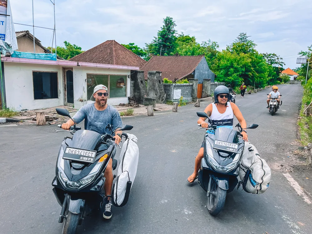 Scooter adventures around Bali