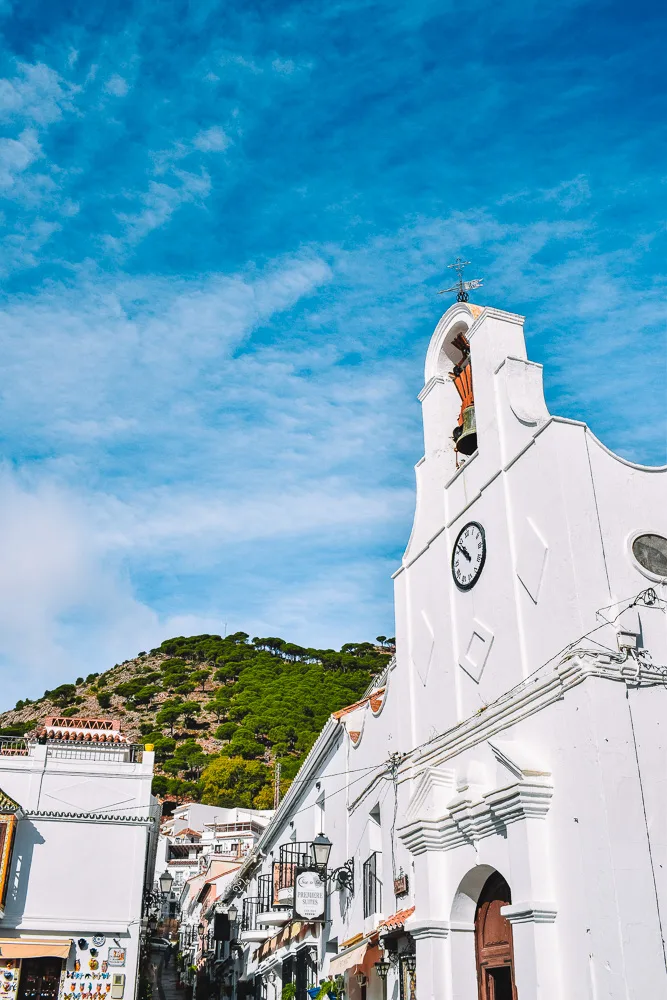 A white church in Mijas