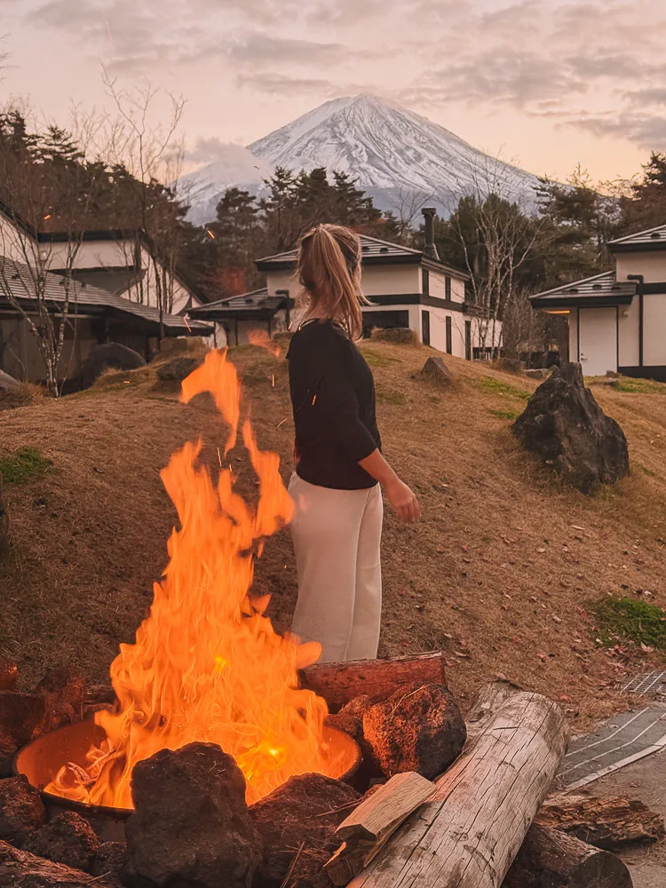 Me at the Glamping Villa Hanz