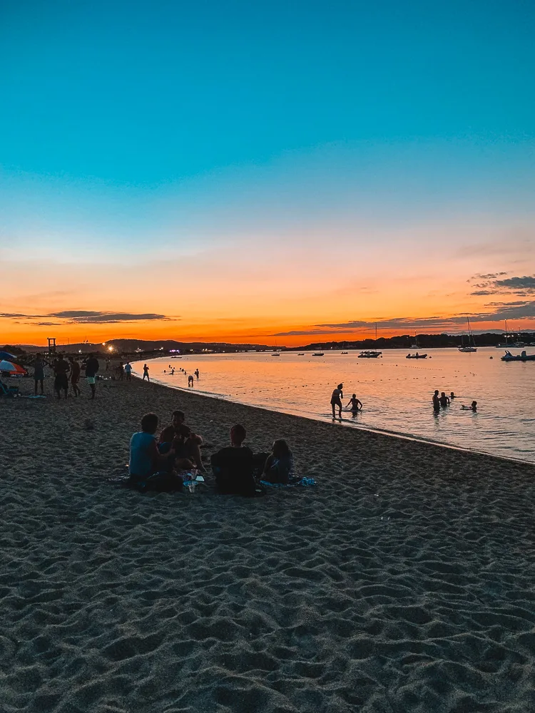 Sunset in Porto Pollo, Italy