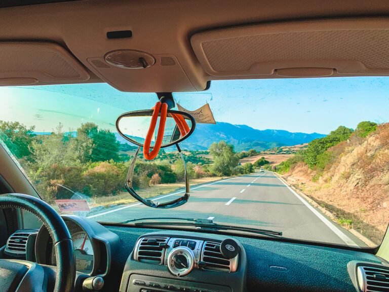 Driving in Sardinia Italy