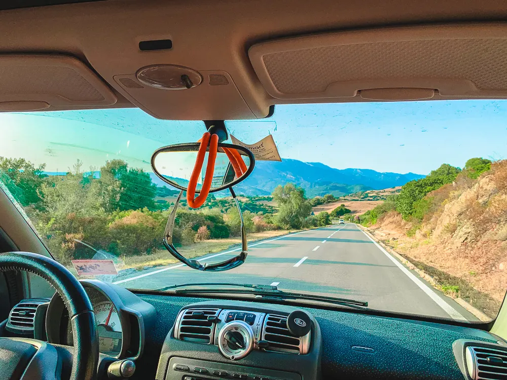 Driving in Sardinia Italy